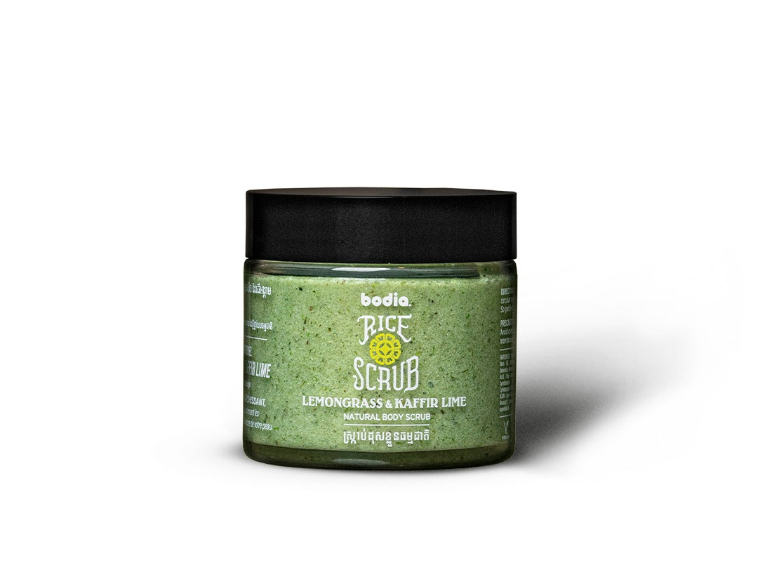 bodia. Natural Body Srcub - Lemongrass & Kaffir Lime 120G